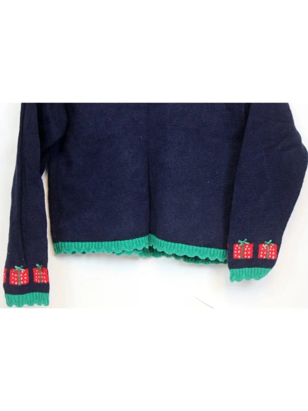 Hartstrings 3pc Christmas girl sz 12 Outfit Sweater Turtleneck Skirt Tree Gifts